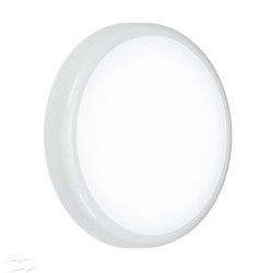 IP65 14W 3000K/4000K/5700K CCT Adjustable White Round LED Bulkhead with 3h Maintained Emergency for Wall/Ceiling Lighting