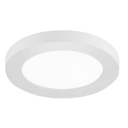 12W 165mm Round White LED Panel CCT Adjustable for Recessed / Surface Ceiling Mounting 55-125mm Cutout