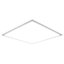Eco Square LED Flat Panel LED 595mm x 595mm Standard 31W 4000K 2800lm IP20 Ceiling Light in White, Luceco LuxPanel EBP66L28N-01