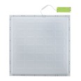 Eco Square LED Flat Panel LED 595mm x 595mm Standard 31W 4000K 2800lm IP20 Ceiling Light in White, Luceco LuxPanel EBP66L28N-01