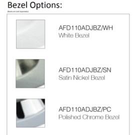 Polished Chrome Round Bezel for the AFD110D3 IP44 Tilting LED Downlight