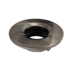 Round Baffled Brushed Nickel Bezel Ring for the Fixed ELAN-LED COB LED Downlight ELANBF3K