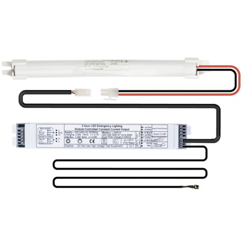3h Emergency LED Conversion Kit Constant Current 2.5W 15mA Output IP20 rated ELD Lighting TLP-1S-K-EM