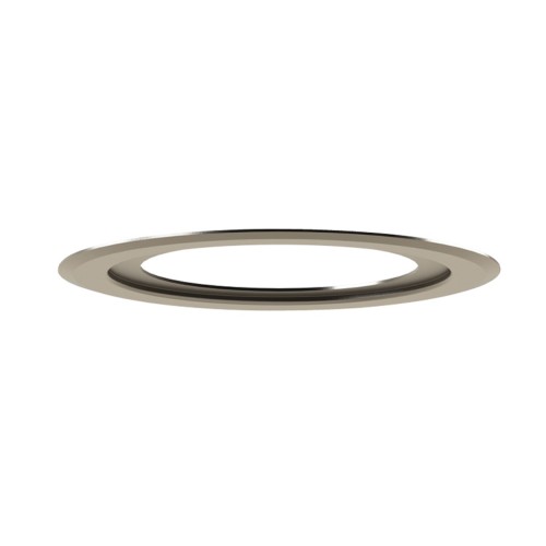 70-100mm Cutout Round Satin Nickel Adapter for Evofire IP65 Fire Rated Downlights from Integral LED