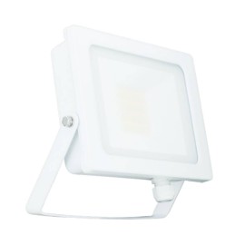 50W IP65 White Slim CCT LED Floodlight with Tri-Colour Selectable 3000K, 4000K, 6000K, All-LED Hunter 30W LED Flood
