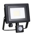 20W IP65 Black Slim CCT LED Floodlight with Tri-Colour Selectable and Adustable PIR, ALL-LED AFL020/CCT/PIR Hunter LED Flood with PIR