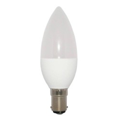 5.2W SBC/B15 LED Candle 470lm 3000K Warm White Non-Dimmable Opal White equiv. 40W