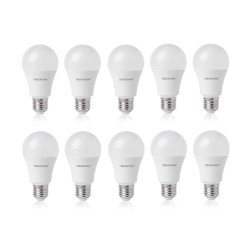 Pack of 10 Megaman 709637 8.8W E27/ES LED GLS Light Bulbs 2800K Warm White GLS Style (non-dimmable) - Save Money on LED Lamps!