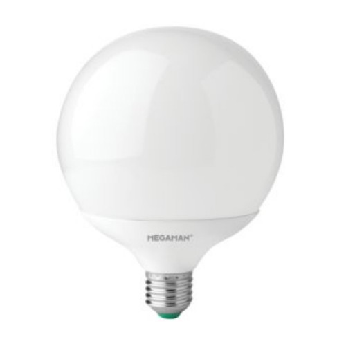 14W E27 Globe LED Lamp 2800K 1521lm, Non-Dimmable LED Light Bulb Megaman 143380