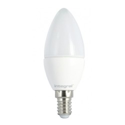 5.6W E14/SES Dimmable Candle LED Lamp 2700K Warm White 470lm Frosted Lamp Retrofit
