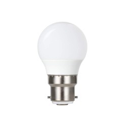 4.9W B22/BC 470lm LED Golf Ball Bulb 2700K Dimmable 240 deg Beam Frosted Integral LED ILGOLFB22DC045