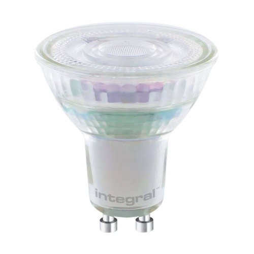 5W GU10 PAR16 Dimmable Glass SMD LED Lamp 3000K Warm White 400lm with High CRI of 95, Integral LED ILGU10DD112