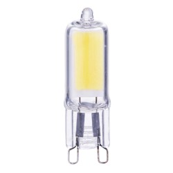 2W G9 Non-Dimmable LED Lamp, 240V 230lm 2700K G9 LED Lamp with Glass Body