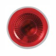 4.5W GU10 Glass SMD LED Lamp with Red Coloured Lens Non-dimmable 35lm 35 degs Beam, Crompton 9479