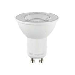 5.7W GU10 660lm Dimmable LED Lamp 4000K Cool White 36deg Beam Integral LED ILGU10DE118
