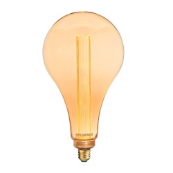 2.5W Vintage E27 LED Lamp 2000K Non-Dimmable with Gold-Tinted A165 Glass CRI80, Sylvania 0029911