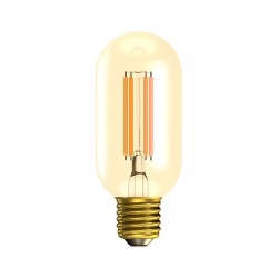 4W Vintage Tubular LED Lamp E27/ES Amber 2000K 300lm Dimmable 110mm length x 45mm diam, Bell 01501