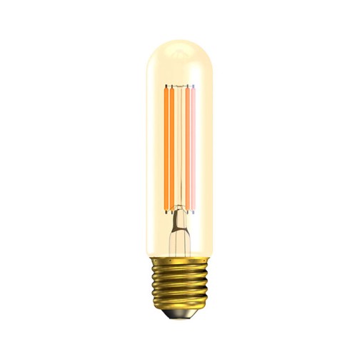 4W Vintage Tubular LED Lamp E27/ES Amber 2000K 300lm Dimmable 130mm length x 30mm diam, Bell 01443