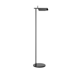 Flos Tab F LED Floor Lamp in Black by Edward Barber & Jay Osgerby, 9W 3000K 612lm Adjustable Lamp