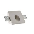 Zeke Square Trimless Plaster-in Wall LED Light 1.5W 3000K Warm White 120lm, Saxby Lighting 92312 Paintable Plaster LED