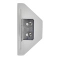 Zeke Square Trimless Plaster-in Wall LED Light 1.5W 3000K Warm White 120lm, Saxby Lighting 92312 Paintable Plaster LED