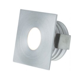 IP65 Low Level Aluminium 1W 4000K 350mA Square LED Marker Dimmable with Anti-Glare