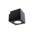 IP54 6W LED Decorative Cube Wall Light 3000K 160lm in Anthracite Black for Up/Down Lighting