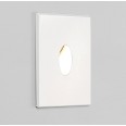 Tango 1W 3000K Square LED Wall Light in Matt White IP65 rated Dimmable LED Astro 1175001