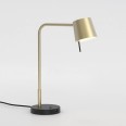 Miura LED Desk USB Light in Matt Gold with Adjustable Head using 7.5W 367lm 2700K IP20 Switched (no shade), Astro 1444008