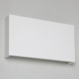 Rio 325 LED Plaster Wall Light using 14.7W 3000K LED lamp, Paintable Rectangular Up-and-Down Light Astro 1325001