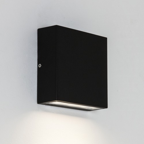 Elis Single LED Lamp in Textured Black 4.4W 3000K IP54 for Outdoor Wall / Ceiling, Astro 1331001