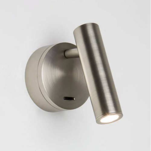 Enna Surface LED Switched Wall Light in Matt Nickel using Adjustable Head 4.5W 2700K LED, Astro 1058013