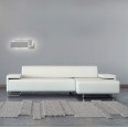 Edge 560 LED Matt White Wall Light Dimmable using a 15.5W 3000K Warm White 479lm LED, Astro 1352001