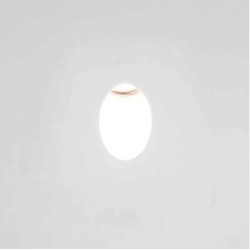 Leros Trimless LED Wall Light 1W 2700K in Matt White Dimmable IP20 Recesed Light Astro 1342002