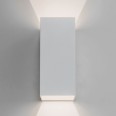 Oslo 160 LED Up-Down Wall Light Textured White IP65 5.8W 3000K for Exterior Lighting, Astro 1298006