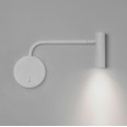 Enna Wall LED Lamp in Matt White with Adjustable Neck using 4.7W 2700K 104lm Switched Astro 1058032
