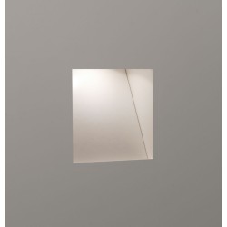 Borgo Trimless Mini Square LED Wall Light 3000K 1W Matt White IP20 Plastered-in Dimmable Astro 1212039