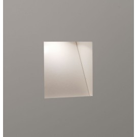 Borgo Trimless Mini Square LED Wall Light 3000K 1W Matt White IP20 Plastered-in Dimmable Astro 1212039