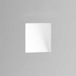 Borgo Trimless 98 Plastered-in Square LED Wall Light 2W 3000K 84lm Dimmable in Matt White, Astro 1212041