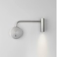 Enna Wall LED Lamp in Matt Nickel with Adjustable Neck using 4.7W 2700K 104lm Switched Astro 1058056