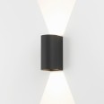 Dunbar 160 Textured Black LED Wall Light 6.8W 3000K IP65 for Wall Up-Down Lighting, Astro 1384004