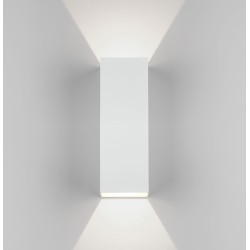 Oslo 255 LED Up-Down Wall Light in Textured White IP65 7.5W 3000K for Exterior Lighting, Astro 1298009