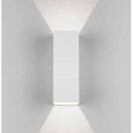 Oslo 255 LED Up-Down Outdoor Wall Light in Textured White IP65 7.5W 3000K Astro Lighting 1298009