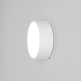 Kea 150 Round LED Light in Textured White IP65 3000K 8.1W LED Bulkhead for Wall/Ceiling, Astro 1391001