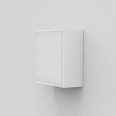 Kea 140 Square LED Light in Textured White IP65 3000K 5.3W LED Bulkhead for Wall/Ceiling, Astro 1391005