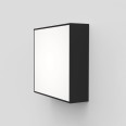 Kea 240 Square LED Light in Textured Black IP65 3000K 12.2W LED Bulkhead for Wall/Ceiling, Astro 1391008