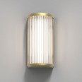 Versailles 250 LED Bathroom Wall Light IP44 Matt Gold with Ridged Diffuser 4.7W 3000K Astro 1380015
