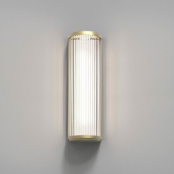 Versailles 400 LED Bathroom Wall Light IP44 in Matt Gold with Ridged Diffuser 7.3W 3000K Astro 1380016
