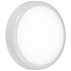 IP65 9W CCT Adjustable White Round LED Bulkhead with Microwave Sensor 256mm dia for Wall/Ceiling Lighting