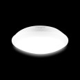 24W IP66 Tough-Shell+ White LED Bulkhead 3hr Emergency 4000K 2400lm IK10 350mm Diam for Wall/Ceiling